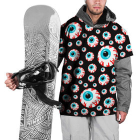 Накидка на куртку 3D с принтом Mishka NYC в Екатеринбурге, 100% полиэстер |  | addict | keep watch | mishka | mishkanyc | nyc | ski patrol crewneck | tessa violet | бренд | глаза | мишка | стритвер | тесса виолет | уличная мода | урбан стаил
