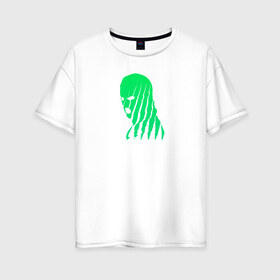 Женская футболка хлопок Oversize с принтом Malaa в Екатеринбурге, 100% хлопок | свободный крой, круглый ворот, спущенный рукав, длина до линии бедер
 | confession | french | house | malaa
