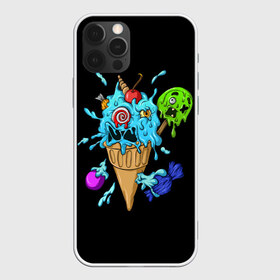 Чехол для iPhone 12 Pro Max с принтом Мороженое Монстр в Екатеринбурге, Силикон |  | candy | ice cream | marshmallow | monster | monsters | oreo | sweets | zombie | зомби | леденец | леденцы | маршмеллоу | монстр | монстры | мороженое | орео | сладости