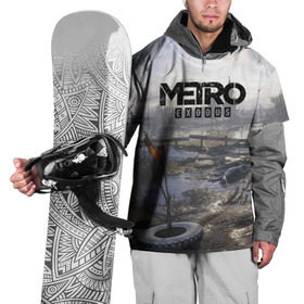 Накидка на куртку 3D с принтом Метро в Екатеринбурге, 100% полиэстер |  | Тематика изображения на принте: exodus | metro | stalker | артем | исход | метро | сталкер | эксодус