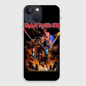 Чехол для iPhone 13 mini с принтом Iron Maiden в Екатеринбурге,  |  | heavy metal | iron maiden | metal | айрон мейден | группы | метал | музыка | рок | хеви метал