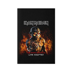 Обложка для паспорта матовая кожа с принтом Iron Maiden в Екатеринбурге, натуральная матовая кожа | размер 19,3 х 13,7 см; прозрачные пластиковые крепления | heavy metal | iron maiden | metal | айрон мейден | группы | метал | музыка | рок | хеви метал