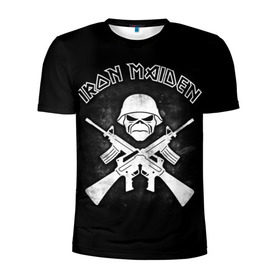 Мужская футболка 3D спортивная с принтом Iron Maiden в Екатеринбурге, 100% полиэстер с улучшенными характеристиками | приталенный силуэт, круглая горловина, широкие плечи, сужается к линии бедра | heavy metal | iron maiden | metal | айрон мейден | группы | метал | музыка | рок | хеви метал