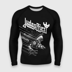 Мужской рашгард 3D с принтом Judas Priest в Екатеринбурге,  |  | judas priest | metal | rock | группы | метал | музыка | рок | хард рок | хэви метал