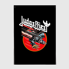 Постер с принтом Judas Priest в Екатеринбурге, 100% бумага
 | бумага, плотность 150 мг. Матовая, но за счет высокого коэффициента гладкости имеет небольшой блеск и дает на свету блики, но в отличии от глянцевой бумаги не покрыта лаком | judas priest | metal | rock | группы | метал | музыка | рок | хард рок | хэви метал