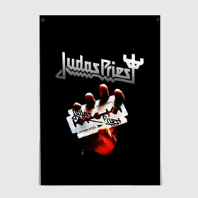 Постер с принтом Judas Priest в Екатеринбурге, 100% бумага
 | бумага, плотность 150 мг. Матовая, но за счет высокого коэффициента гладкости имеет небольшой блеск и дает на свету блики, но в отличии от глянцевой бумаги не покрыта лаком | judas priest | metal | rock | группы | метал | музыка | рок | хард рок | хэви метал
