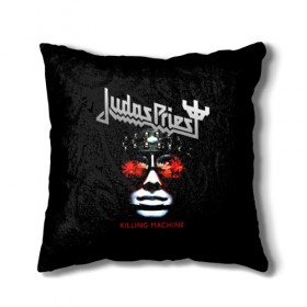 Подушка 3D с принтом Judas Priest в Екатеринбурге, наволочка – 100% полиэстер, наполнитель – холлофайбер (легкий наполнитель, не вызывает аллергию). | состоит из подушки и наволочки. Наволочка на молнии, легко снимается для стирки | judas priest | metal | rock | группы | метал | музыка | рок | хард рок | хэви метал