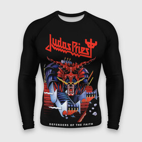 Мужской рашгард 3D с принтом Judas Priest в Екатеринбурге,  |  | judas priest | metal | rock | группы | метал | музыка | рок | хард рок | хэви метал