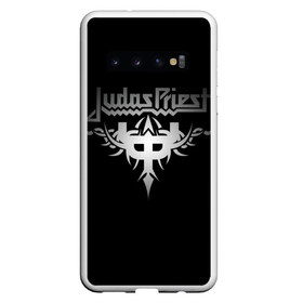 Чехол для Samsung Galaxy S10 с принтом Judas Priest в Екатеринбурге, Силикон | Область печати: задняя сторона чехла, без боковых панелей | judas priest | metal | rock | группы | метал | музыка | рок | хард рок | хэви метал