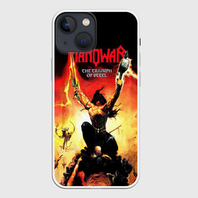 Чехол для iPhone 13 mini с принтом Manowar в Екатеринбурге,  |  | heavy metal | manowar | power metal | группы | метал | музыка | пауэр метал | рок | хеви метал