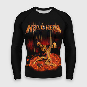 Мужской рашгард 3D с принтом Helloween в Екатеринбурге,  |  | heavy metal | helloween | metal | группа | метал | музыка | пауэр метал | рок | хэви метал