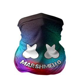 Бандана-труба 3D с принтом Marshmello 2019 в Екатеринбурге, 100% полиэстер, ткань с особыми свойствами — Activecool | плотность 150‒180 г/м2; хорошо тянется, но сохраняет форму | christopher comstock | dj | marshmello | music | диджей | клубная музыка | клубняк | крис комсток | логотип | маршмэллоу | музыка