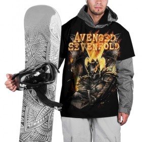 Накидка на куртку 3D с принтом Avenged Sevenfold в Екатеринбурге, 100% полиэстер |  | a7x | avenged sevenfold | heavy metal | metal | группы | метал | музыка | прогрессивный метал | рок | хард рок | хэви метал