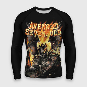 Мужской рашгард 3D с принтом Avenged Sevenfold в Екатеринбурге,  |  | a7x | avenged sevenfold | heavy metal | metal | группы | метал | музыка | прогрессивный метал | рок | хард рок | хэви метал