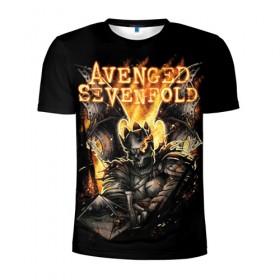 Мужская футболка 3D спортивная с принтом Avenged Sevenfold в Екатеринбурге, 100% полиэстер с улучшенными характеристиками | приталенный силуэт, круглая горловина, широкие плечи, сужается к линии бедра | Тематика изображения на принте: a7x | avenged sevenfold | heavy metal | metal | группы | метал | музыка | прогрессивный метал | рок | хард рок | хэви метал