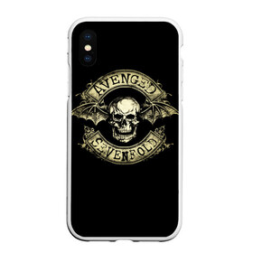 Чехол для iPhone XS Max матовый с принтом Avenged Sevenfold в Екатеринбурге, Силикон | Область печати: задняя сторона чехла, без боковых панелей | Тематика изображения на принте: a7x | avenged sevenfold | heavy metal | metal | группы | метал | музыка | прогрессивный метал | рок | хард рок | хэви метал