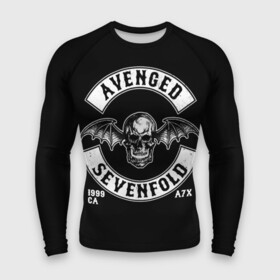 Мужской рашгард 3D с принтом Avenged Sevenfold в Екатеринбурге,  |  | a7x | avenged sevenfold | heavy metal | metal | группы | метал | музыка | прогрессивный метал | рок | хард рок | хэви метал
