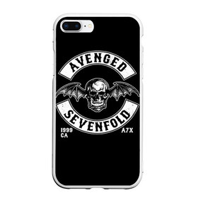 Чехол для iPhone 7Plus/8 Plus матовый с принтом Avenged Sevenfold в Екатеринбурге, Силикон | Область печати: задняя сторона чехла, без боковых панелей | Тематика изображения на принте: a7x | avenged sevenfold | heavy metal | metal | группы | метал | музыка | прогрессивный метал | рок | хард рок | хэви метал