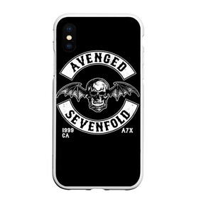 Чехол для iPhone XS Max матовый с принтом Avenged Sevenfold в Екатеринбурге, Силикон | Область печати: задняя сторона чехла, без боковых панелей | Тематика изображения на принте: a7x | avenged sevenfold | heavy metal | metal | группы | метал | музыка | прогрессивный метал | рок | хард рок | хэви метал