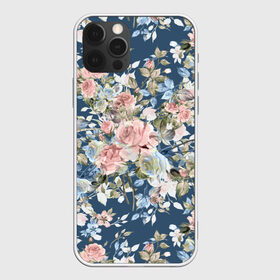 Чехол для iPhone 12 Pro Max с принтом Розовые розы в Екатеринбурге, Силикон |  | bouquet | fashion | flora | flowers | illustra | nature | ornament | patterns | petals | pink | roses | style | youth | букет | графика | иллюстрация | картинка | лепестки | мода | молодежная | орнамент | природа | рисунок | розовые | розы | синий