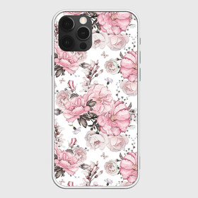 Чехол для iPhone 12 Pro Max с принтом Розовые розы в Екатеринбурге, Силикон |  | bouquet | fashion | flora | flowers | illustra | nature | ornament | patterns | petals | pink | roses | style | youth | белый | букет | графика | иллюстрация | картинка | лепестки | мода | молодежная | орнамент | природа | рисунок | розовые | розы