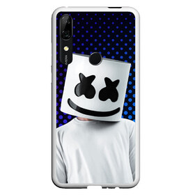 Чехол для Honor P Smart Z с принтом MARSHMELLO в Екатеринбурге, Силикон | Область печати: задняя сторона чехла, без боковых панелей | marsh | marshmallow | marshmello | marshmelo | mello | music | smile | диджей | лого | маршмеллов | маршмеллоу | маршмеллу | маршмело | маршмелов | маршмелоу | музыка | музыкант | рожица | трэп | улыбка | хаус