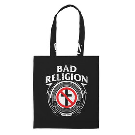 Шоппер 3D с принтом Bad Religion в Екатеринбурге, 100% полиэстер | Плотность: 200 г/м2; Размер: 34×35 см; Высота лямок: 30 см | bad religion | hardcore | punk | группы | музыка | панк | панк рок | рок