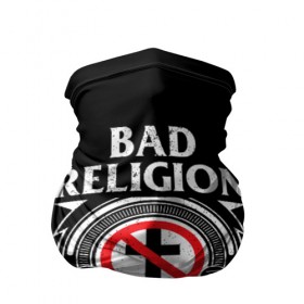 Бандана-труба 3D с принтом Bad Religion в Екатеринбурге, 100% полиэстер, ткань с особыми свойствами — Activecool | плотность 150‒180 г/м2; хорошо тянется, но сохраняет форму | bad religion | hardcore | punk | группы | музыка | панк | панк рок | рок