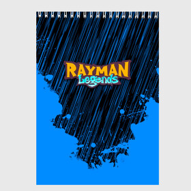 Скетчбук с принтом RAYMAN LEGENDS в Екатеринбурге, 100% бумага
 | 48 листов, плотность листов — 100 г/м2, плотность картонной обложки — 250 г/м2. Листы скреплены сверху удобной пружинной спиралью | legends rayman. | rayman | rayman legends | rayman legends ps4 | rayman origins
