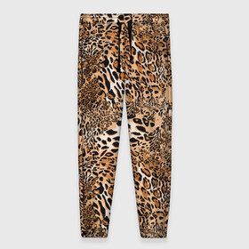 Женские брюки 3D с принтом Леопард в Екатеринбурге, полиэстер 100% | прямой крой, два кармана без застежек по бокам, с мягкой трикотажной резинкой на поясе и по низу штанин. В поясе для дополнительного комфорта — широкие завязки | camouflage | cat | disguise | fashion | illustration | jungle | leopard | predator | skin | spots | style | wild | youth | графика | джунгли | дикий | иллюстрация | камуфляж | картинка | кошка | леопард | маскировка | мода | молодежная | пятна | рисунок |