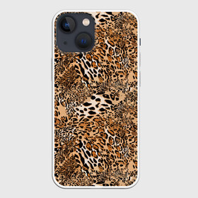 Чехол для iPhone 13 mini с принтом Леопард в Екатеринбурге,  |  | camouflage | cat | disguise | fashion | illustration | jungle | leopard | predator | skin | spots | style | wild | youth | графика | джунгли | дикий | иллюстрация | камуфляж | картинка | кошка | леопард | маскировка | мода | молодежная | пятна | рисунок |