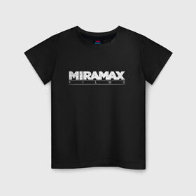 Детская футболка хлопок с принтом MIRAMAX FILM_ в Екатеринбурге, 100% хлопок | круглый вырез горловины, полуприлегающий силуэт, длина до линии бедер | miramax film | киностудия | мирамакс