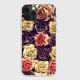Чехол для iPhone 12 Pro Max с принтом Шоколадные розы в Екатеринбурге, Силикон |  | Тематика изображения на принте: бабушке | девочке | девушке | дочке | желтые цветы | женщине | маме | подруге | природа | розовые цветы | розы | сестре | теще | тюльпаны | цветы