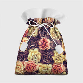 Подарочный 3D мешок с принтом Шоколадные розы в Екатеринбурге, 100% полиэстер | Размер: 29*39 см | бабушке | девочке | девушке | дочке | желтые цветы | женщине | маме | подруге | природа | розовые цветы | розы | сестре | теще | тюльпаны | цветы