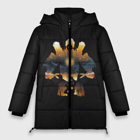 Женская зимняя куртка 3D с принтом Apex Legends - Pathfinder в Екатеринбурге, верх — 100% полиэстер; подкладка — 100% полиэстер; утеплитель — 100% полиэстер | длина ниже бедра, силуэт Оверсайз. Есть воротник-стойка, отстегивающийся капюшон и ветрозащитная планка. 

Боковые карманы с листочкой на кнопках и внутренний карман на молнии | apex | apex legends | battle royale | br | games | new | titanfall | ttf | апекс легенд | бангалор | батл рояль | бладхаунд | игры | каустик | лайфлайн | мираж | рэйф | тайтанфол | титанфол