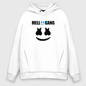 Мужское худи Oversize хлопок с принтом Marshmello (Mellogang) в Екатеринбурге, френч-терри — 70% хлопок, 30% полиэстер. Мягкий теплый начес внутри —100% хлопок | боковые карманы, эластичные манжеты и нижняя кромка, капюшон на магнитной кнопке | christopher comstock | dj | logo | marshmello | music | диджей | клубная музыка | клубняк | крис комсток | логотип | маршмеллоу | музыка