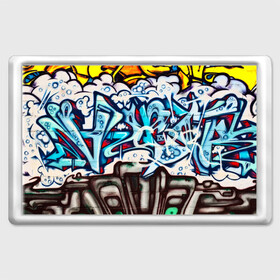 Магнит 45*70 с принтом Graffiti в Екатеринбурге, Пластик | Размер: 78*52 мм; Размер печати: 70*45 | grafity | paint | street art | urban | город | граффити | искусство | кирпичи | краски | рисунки | стена | улицы | уличное искусство