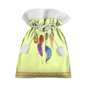 Подарочный 3D мешок с принтом индейское платье в Екатеринбурге, 100% полиэстер | Размер: 29*39 см | ethno | indians | native american | ttibal | америка | индейцы | ловец снов | перья | трибал | узор. орнамент | этника