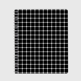 Тетрадь с принтом Неуловимые серый точки в Екатеринбурге, 100% бумага | 48 листов, плотность листов — 60 г/м2, плотность картонной обложки — 250 г/м2. Листы скреплены сбоку удобной пружинной спиралью. Уголки страниц и обложки скругленные. Цвет линий — светло-серый
 | иллюзия | кажется | квадраты | клетка | круги | линии | полосы | сетка | точки | ячейка