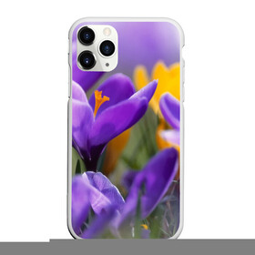 Чехол для iPhone 11 Pro матовый с принтом Фиолетовые цветы в Екатеринбурге, Силикон |  | бабушке | девочке | девушке | дочке | желтые цветы | женщине | маме | подруге | природа | розовые цветы | розы | сестре | теще | тюльпаны | цветы