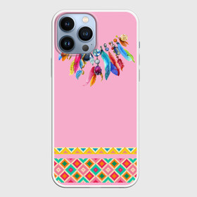 Чехол для iPhone 13 Pro Max с принтом индейское платье в Екатеринбурге,  |  | boho | ethno | indians | native american | ttibal | америка | бохо | индейцы | орнамент | перья | трибал | узор | этника