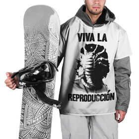 Накидка на куртку 3D с принтом Чужой в Екатеринбурге, 100% полиэстер |  | alien | aliens | viva la revolution | xenomorph | ксеноморф | монстры | ужасы | че | че гевара | чегевара | чужие | чужой