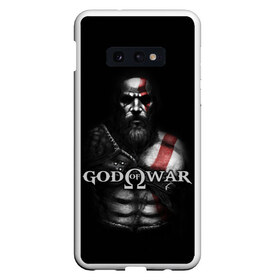 Чехол для Samsung S10E с принтом God of War в Екатеринбурге, Силикон | Область печати: задняя сторона чехла, без боковых панелей | god of war | арес | афина | бог | бог войны | воин | генерал | гидра | кратос | призрак | спарта | татуировка