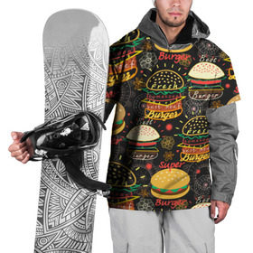 Накидка на куртку 3D с принтом Гамбургеры в Екатеринбурге, 100% полиэстер |  | hamburgers | sandwic | булочка | бутерброды | быстрая | гамбургер | гамбургеры | геометрический | графика | еда | зелень | иллюстрация | картинка | кунжут | мода | мясо | надпись | орнамент | рисунок | свежий