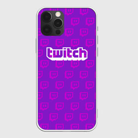 Чехол для iPhone 12 Pro Max с принтом Twitch в Екатеринбурге, Силикон |  | game | gamer | logo | twitch | twitties | игры | логотип | надписи | стрим | твитч | текстура