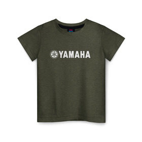 Детская футболка хлопок с принтом YAMAHA в Екатеринбурге, 100% хлопок | круглый вырез горловины, полуприлегающий силуэт, длина до линии бедер | bike | moto | motorcycle | r1 | r6 | yamaha | байк | мото | мотоциклы | ямаха