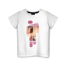 Детская футболка хлопок с принтом Billie Eilish Style в Екатеринбурге, 100% хлопок | круглый вырез горловины, полуприлегающий силуэт, длина до линии бедер | billie eilish | lovely | music | ocean eyes | pop | билли айлиш | девушка | музыка | океан | поп | эйлиш | элиш