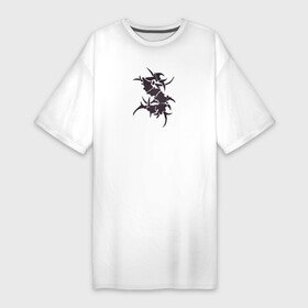 Платье-футболка хлопок с принтом Sepultura в Екатеринбурге,  |  | alternative | death | groove thrash | sepultura | thrash
