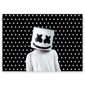 Поздравительная открытка с принтом MARSHMELLO Black в Екатеринбурге, 100% бумага | плотность бумаги 280 г/м2, матовая, на обратной стороне линовка и место для марки
 | marsh | marshmallow | marshmello | marshmelo | mello | music | smile | диджей | лого | маршмеллов | маршмеллоу | маршмеллу | маршмело | маршмелов | маршмелоу | музыка | музыкант | рожица | трэп | улыбка | хаус