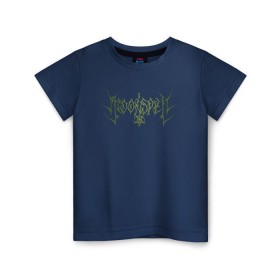 Детская футболка хлопок с принтом Moonspell в Екатеринбурге, 100% хлопок | круглый вырез горловины, полуприлегающий силуэт, длина до линии бедер | black | folk | gothic | gothic black | moonspell | symphonic black